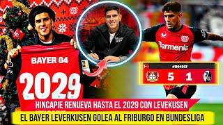  PIERO HINCAPIE RENUEVA con el LEVEKUSEN HASTA el 2029 - LEVERKUSEN GOLEA 5-1 al FRIBURGO 