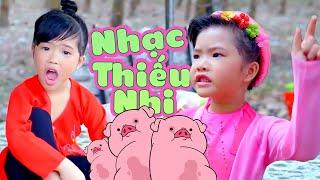 Bé Mai Vy Thần Đồng Âm Nhạc | Ba Bà Đi Bán Lợn Con, Rửa Mặt Như Mèo, Cái Bống | Nhạc Thiếu Nhi Hay