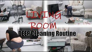 Weekend routines  | Living Room DEEP Cleaning Routine |