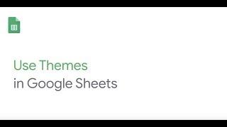 Use themes in Google Sheets