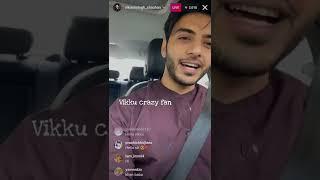 Vikku came live today #shorts #vikramsinghchauhan #instagram 