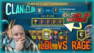 [RAID]  Clan vs Clan  | vs Midnight Rage | Neue Materials - "Clan Group" | Na, dann mal los! |