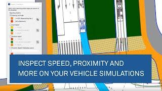 Inspect speed, proximity and more on your vehicle simulations in AutoTURN Pro