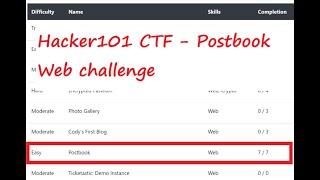 Hacker101 CTF - Postbook  | (All Flags) | Web Challenge