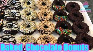 Baked Chocolate Donuts - mysweetambitions