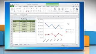 How to Add Titles in a Line Graph in Excel 2010