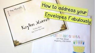 How to Print on Envelopes at home