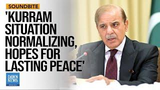 PM Shehbaz Vows To Maintain Peace in Kurram As Second Convoy of Essentials Dispatched | Dawn News