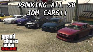 Ranking ALL JDM Cars In GTA Online (50 JDM CARS!!)