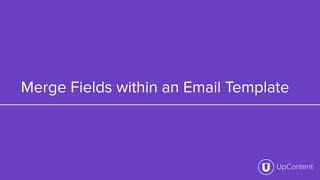 Merge Fields on your Custom HTML Email Template