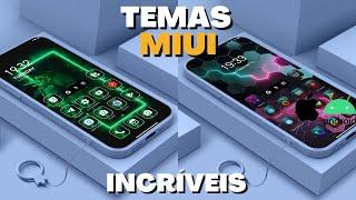 TEMAS INCRÍVEIS DA MIUI 12/13 Exclusivos Seu XIAOMI Turbinado 