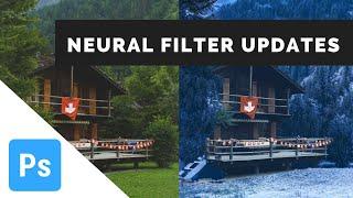 Neural Filter Updates in Photoshop CC 2022: Landscape Mixer, Color Transfer & Harmonization