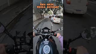 carro dando seta? #motovideo #motovlog #mt03