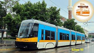 Sofia Trams | New Pesa Swing 122NaSF on line 18