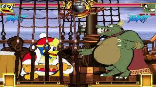 NICK54222 MUGEN: King Dedede VS King K. Rool (Rematch)