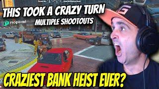 Summit1g THE CRAZIEST Bank Heist EVER With MULTIPLE SHOOTOUTS! | GTA 5 NoPixel RP
