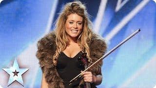 Posh violinist Lettice Rowbotham gives the Judges something new | Britain's Got Talent 2014