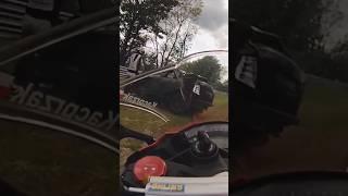 Nurburgring Kawasaki ZX10R bike, huge crash