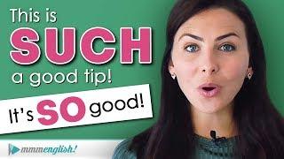 How To Use SO & SUCH  |  Add Emphasis in English!