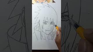 Drawing Sasuke Uchiha || Naruto Shippuden || #sharingan #drawing #sasuke