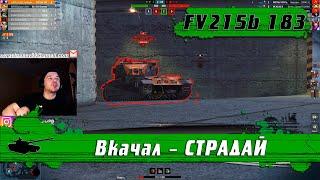 WoT Blitz - Выкачал Бабаху начинай страдать ● Как играть на FV215b 183- World of Tanks Blitz (WoTB)