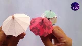 How to make Cocktail Umbrellas | Easy DIY Cocktail Umbrella | Paraguas de cóctel