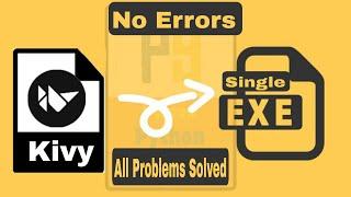convert Kivy  app to a single EXE file without Subfolders ( solved 100%)