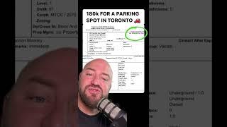 Parking spot for sale in Toronto for $180,000 