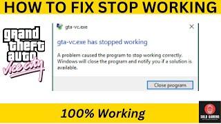 How to Fix Gta Vice City Exe Stopped Working Problem 100% Solved |Windows 7 32 bit| Sold Gaming