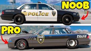 Putting a MASSIVE Drag Engine into a Police Car in BeamNG Drive Mods!