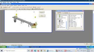 How to use Rslogix500 and Rsview32 to create box moving Conveyor program.