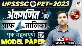 UPSSSC PET - 2023 | GRAPH & TABLE for PET MATHS | PET ARITHMETIC GRAPH & TABLE BY SANDEEP TIWARI