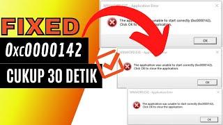 FIX! Cara Mengatasi Office 2010 Error "The Application Was Unable To Start Correctly (0xc0000142)"