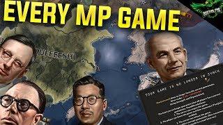 HOI4 MP - What Every MP Game is Like (Hearts of Iron 4 Man the Guns Japan Multiplayer)