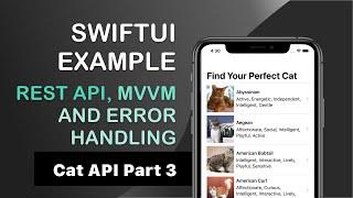 SwiftUI Tutorial: How to make a API call, fetch JSON, and structure you networking layer with MVVM