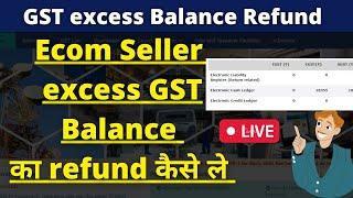 GST Refund for ecommerce sellers |