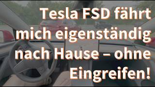 Tesla FSD lässt Auto auf rechter Spur kollegial rein – AI vom Feinsten!