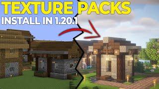 How To Download & Install Texture Packs in Minecraft 1.20.1 (PC)