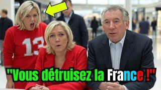 Une gauchiste libérale crie sur François Bayrou et Marine Le Pen au Forum des Halles !