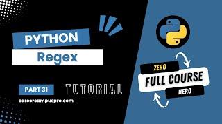 Python Regex Tutorial | Regular Expressions in Python | Python Full Course for Beginners Part 31 Par