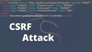 CSRF ATTACK | Cross Site Request Forgery
