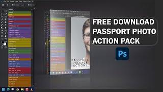 Free Download Passport Photo Action Pack | Passport Size Photo Kaise Banaye