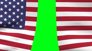 American Flag Transition Green Screen | Graphics & Animation