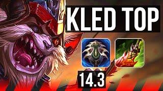 KLED vs BRIAR (TOP) | 400+ games, 5/3/13 | EUW Master | 14.3