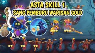 GOLD NYA GAK HABIS HABIS BUAT TERNAK HERO LEGEND | CARA BERMAIN ASTA SKILL 1 MAGIC CHESS