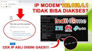 Cara Mengatasi IP Modem Tidak Bisa Diakses || Tutorial Terbaru