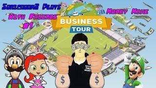 Sonicadam2 Plays Business Tour - Board Game With Friends #1 - Money Mike W/ MBL1UP, S_M and LML123