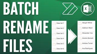 BATCH rename your files using Power Automate