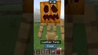 How to make scarecrow #minecraft #trending