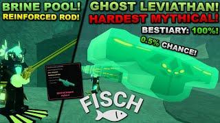 Catching The *SUPER RARE* Mythical Ghost Leviathan (Spectral Serpent) In Roblox Fisch!